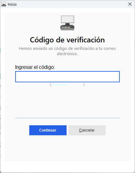 Código de verificación - Abarrotes punto de venta