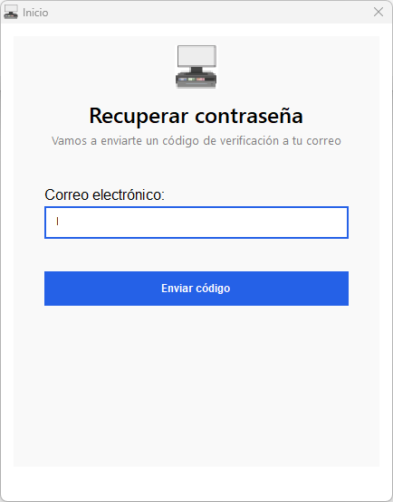 Recuperar contraseña - Abarrotes punto de venta